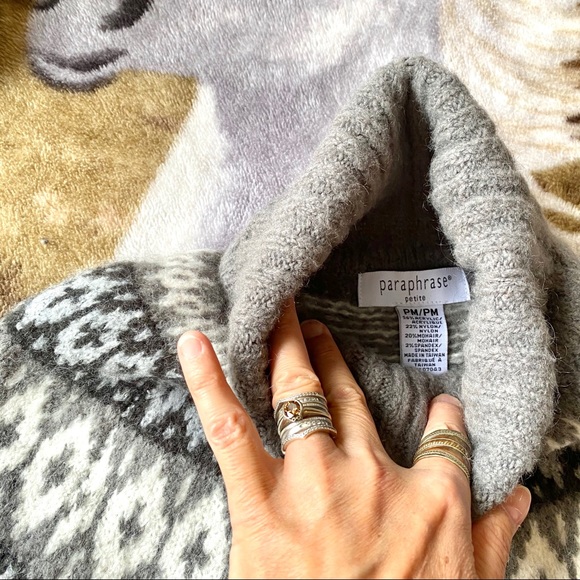 Sweet Paraphrase mohair blend turtleneck sweater - Picture 7 of 11